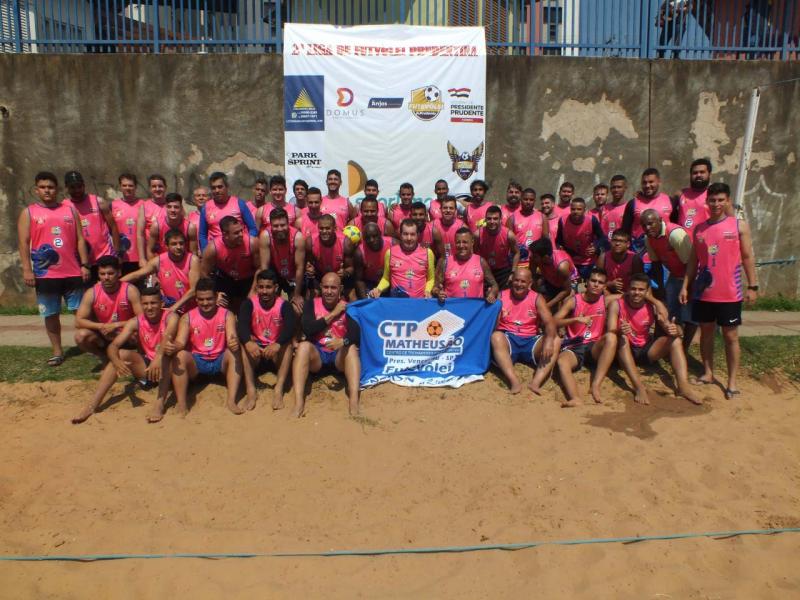 Cedida - Liga de Futevôlei Prudentina recebeu atletas de outros Estados
