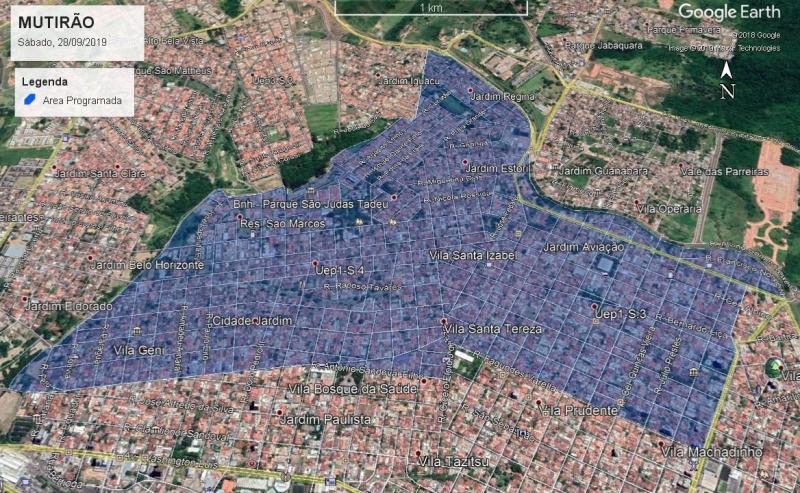 Cedida - efetivo afetará bairros da zona norte da cidade