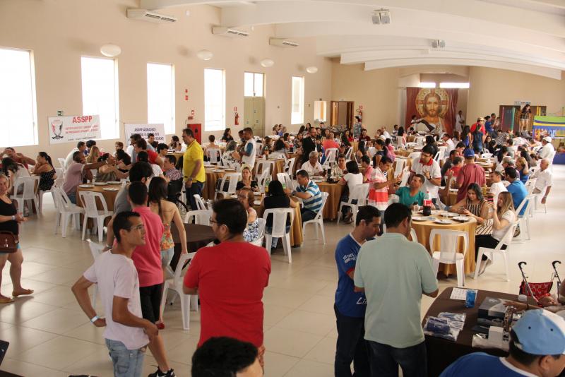 Arquivo/AI ASSPP - Churrasco da associação de surdos é realizado no Salão Paroquial da Catedral de São Sebastião