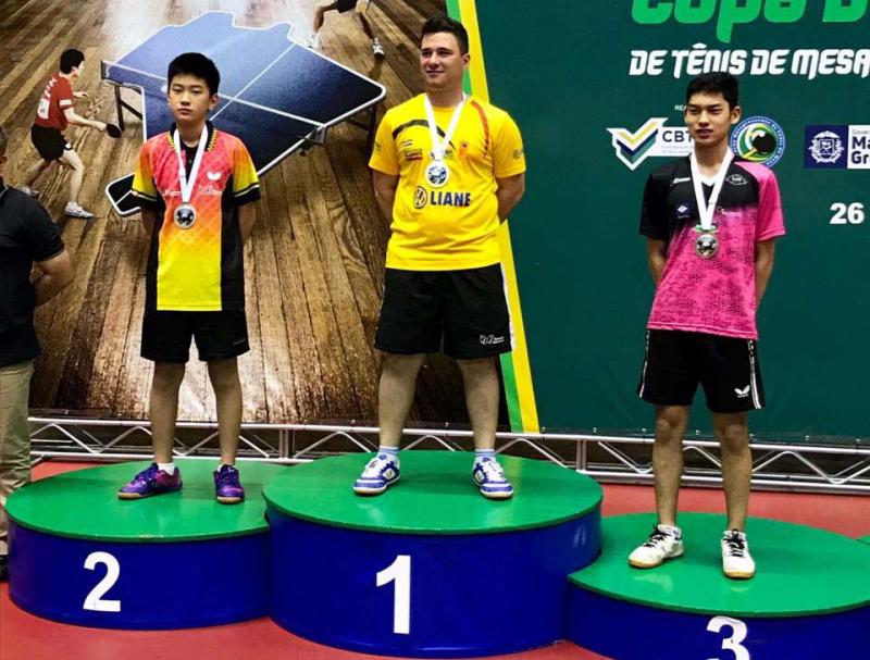 Cedida - Giba conquistou a vitória e subiu no 1º lugar do pódio ontem