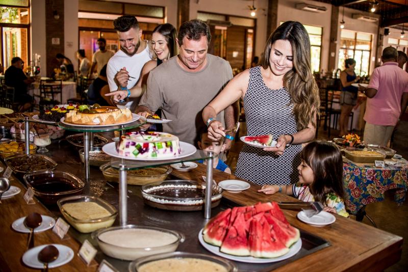 Restaurante do Terra Parque Eco Resort, em Pirapozinho, a 10 minutos de Presidente Prudente