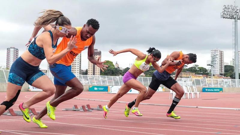 Cedida / Time da Jerusa - Na manhã de ontem, ela superou a marca de Libby Clegg (11s91) na Paralimpíada do Rio de Janeiro em 2016