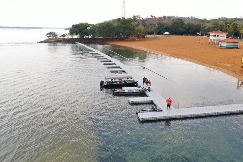 Kennedy Gabriel: Espaço fica no Rio Paraná, na Prainha do Balneário Municipal para turistas, moradores e pescadores