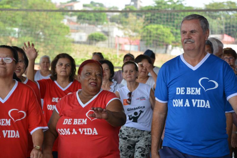 Cedida/Marcos Sanches - Em busca de qualidade de vida, participantes se divertiram em diferentes modalidades