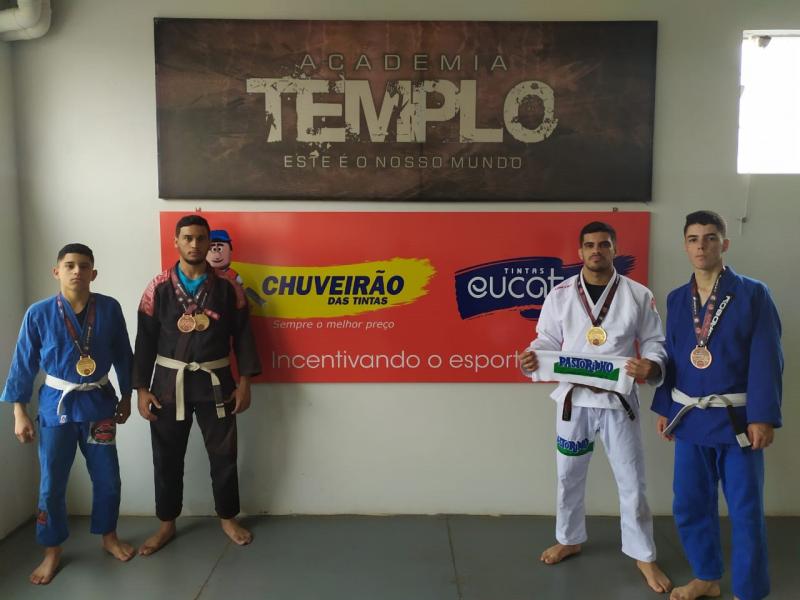 Cedida - Os 4 atletas da Templo que conseguiram medalhas em Penápolis