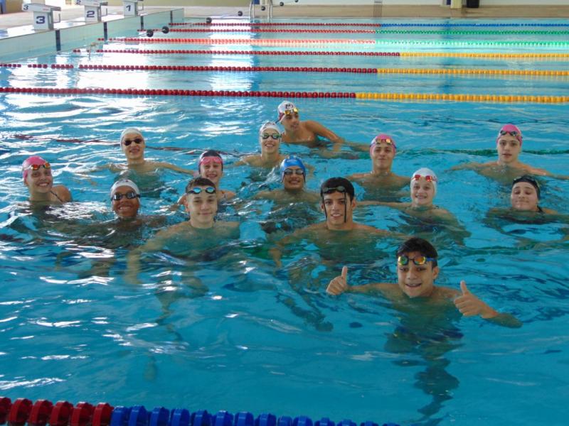 Marcos Chicalé - Alguns dos 38 nadadores que participarão do Torneio Regional Pré-Mirim a Sênior de Natação