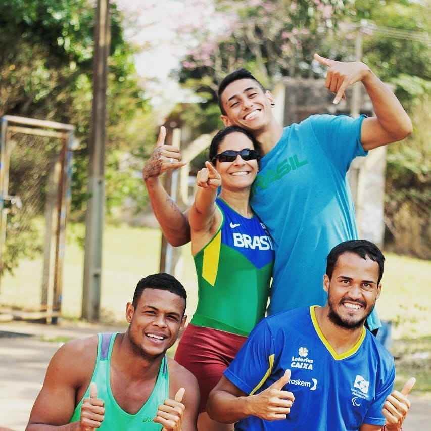 Cedida/Sérgio Borges - Jerusa não trabalha sozinha e, mais uma vez, ela e seu #TimeDaJerusa representam o país em uma competição, pela categoria T11