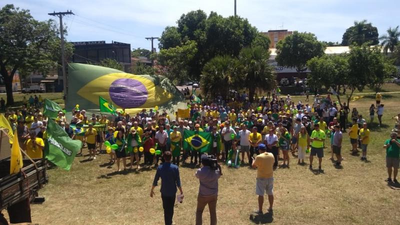 Cedida - Protestos ocorreram no Parque do Povo em Prudente