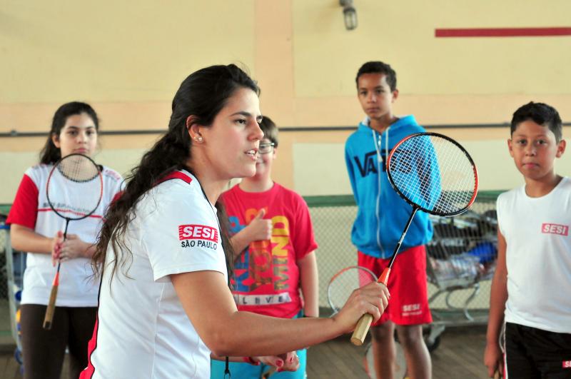 Arquivo/Sesi - Há 6 anos, Mayara vem trabalhando desde a base até o rendimento esportivo no Sesi-SP