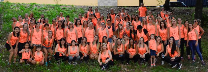 Elisabete Santos: Equipe Art Mulher e alunas, concentradas para a festa de final de ano