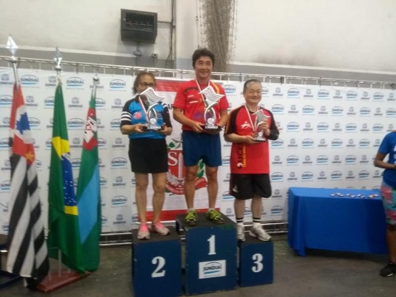 Foto: Cedida / Giba - Frank Onish levou a melhor na categoria 60 anos, na fase final dos Jogos Regionais do Idoso