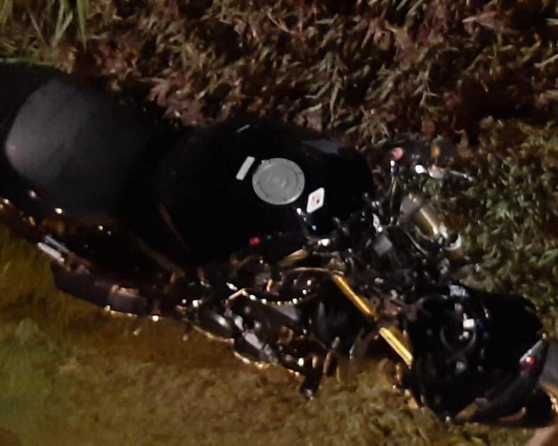 Cedida - Morte do motociclista foi constatada no local do acidente