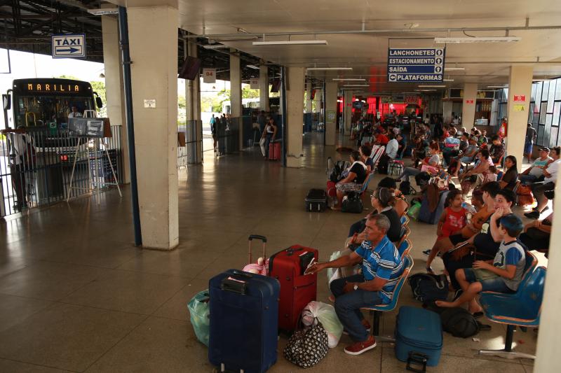 Jean Ramalho - Nesta época do ano, fluxo de passageiros se intensifica na rodoviária