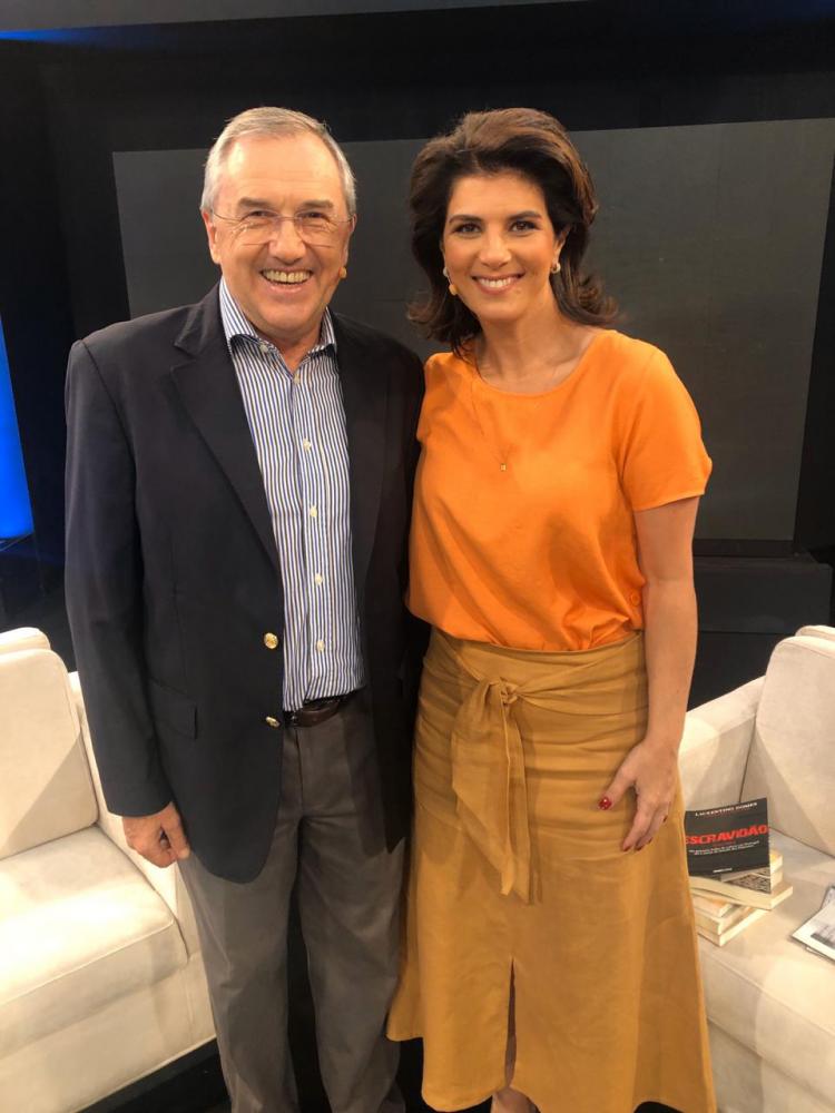 Divulgação Rede TV! - Laurentino Gomes, jornalista e escritor, é o convidado de amanhã do “Mariana Godoy Entrevista”