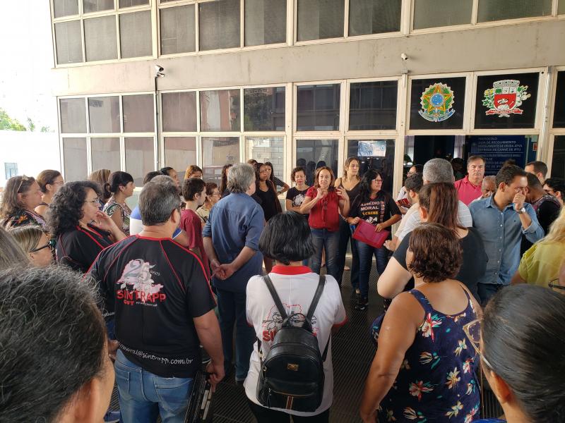Itamar Batista/Sintrapp - Encontro entre servidores ocorreu no Paço Municipal, ontem