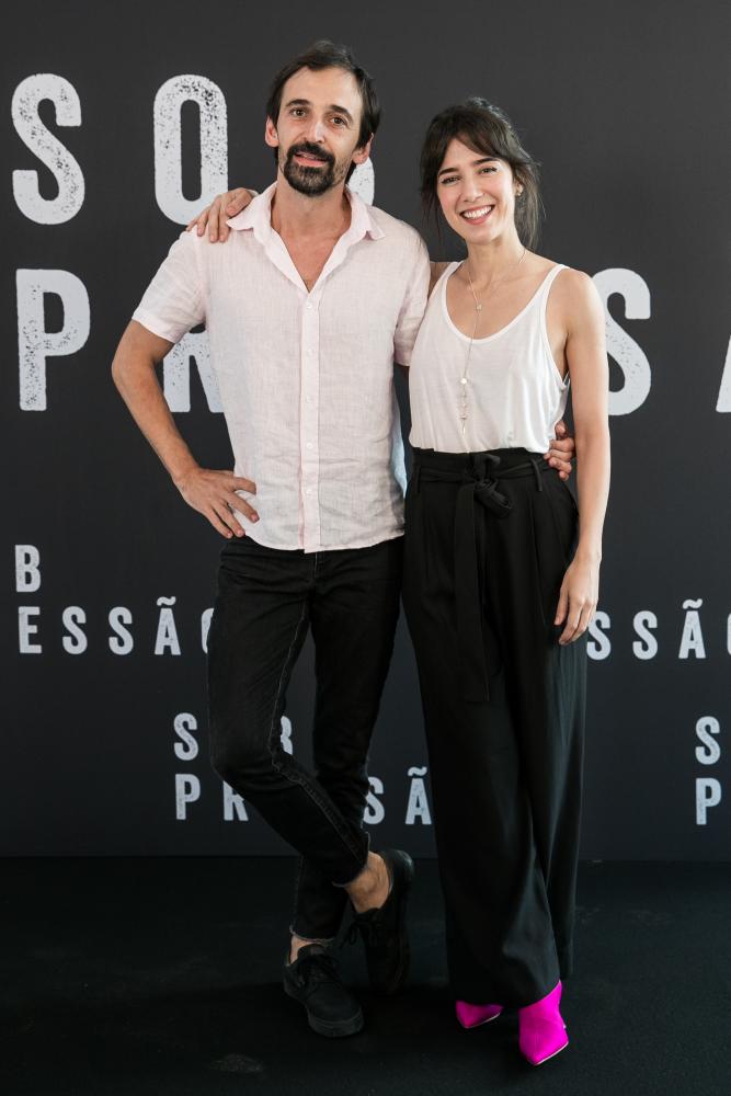 Raquel Cunha / TV Globo - Na foto, Julio Andrade e Marjorie Estiano, de “Sob Pressão”.