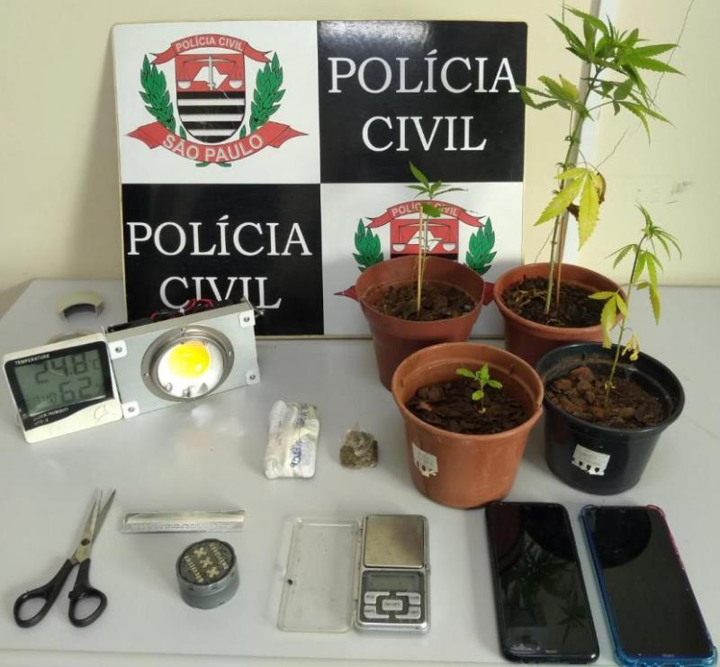 Polícia Civil - Materiais foram apreendidos durante operação ocorrida na região 