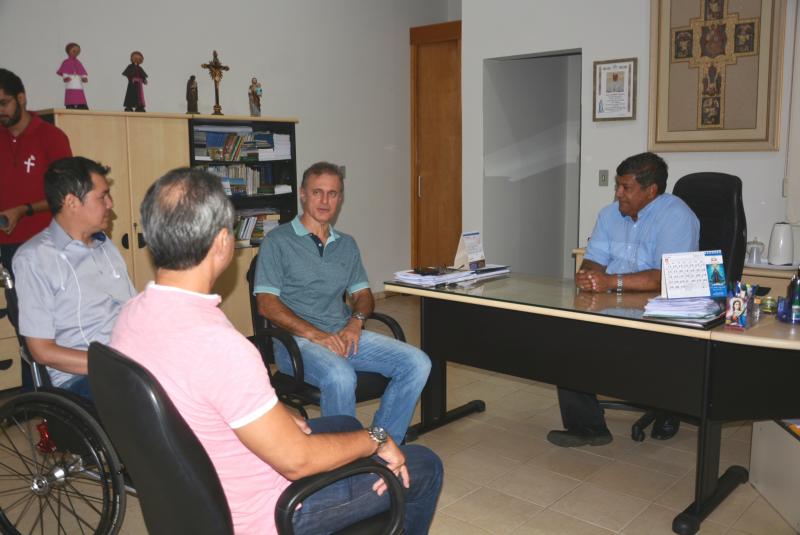 Marcos Sanches/Secom - Encontro entre representantes ocorreu na Cúria Diocesana 