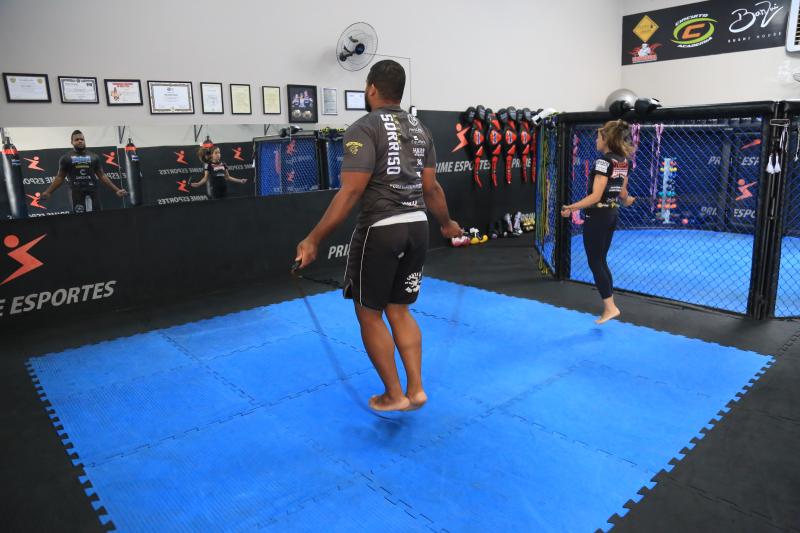 Foto: Marco Vinícius Ropelli - O que diferencia um atleta profissional pular corda de uma pessoa no dia a dia é a intensidade