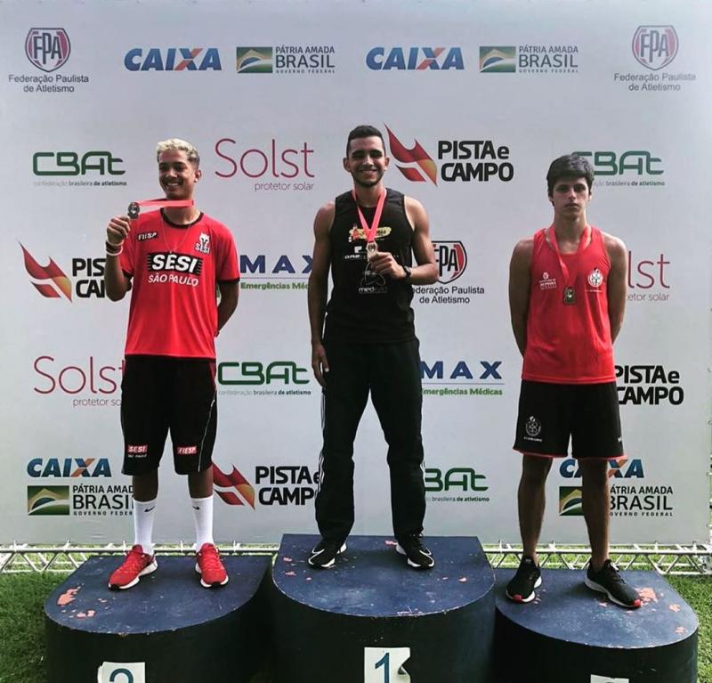 Fotos: Cedidas / Inaldo Sena - Henrique Malheiro foi campeão dos 110 m sem barreiras