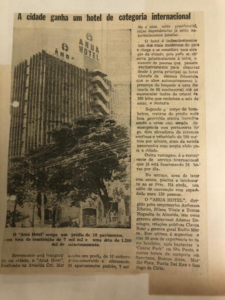 40 anos do aruá hotel em presidente prudente