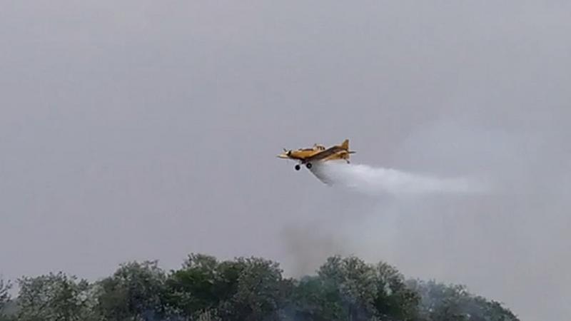 incêndio no parque estadual rio do peixe região de presidente prudente