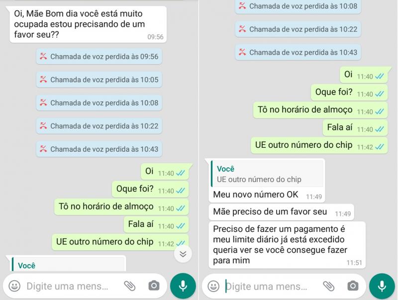 golpe do whatsapp faz vítimas em presidente prudente