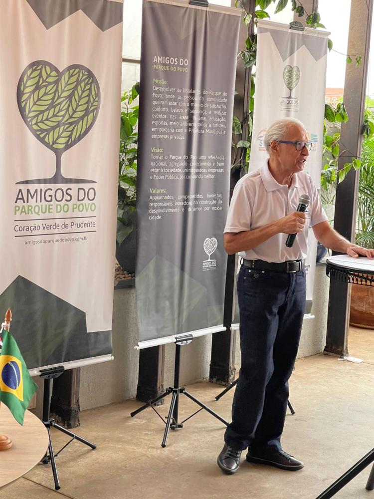 associação amigos do parque do povo é lançada em presidente prudente