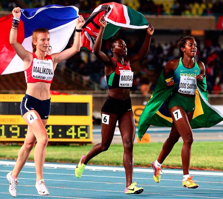 Cedida/Marcos Chicalé, Atleta prudentina chorou muito após cruzar a linha de chegada e garantir a medalha