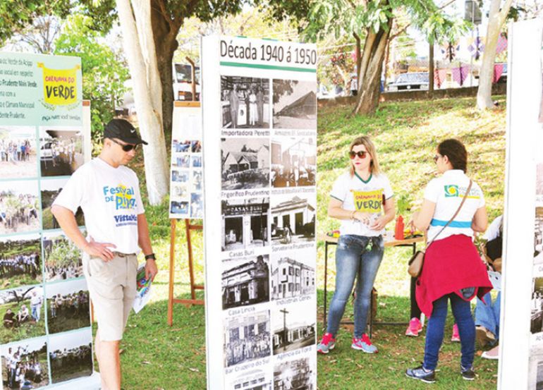 Marcio Oliveira, Acipp montou um memorial com fotos, em alusão aos 90 anos do órgão