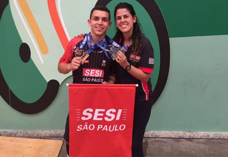 Cedida/Mayara Bacarin, Prudentino levou o ouro no individual e dois bronzes nas duplas