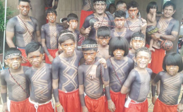 cedida, Índios da tribo Krenah, de Tupã, apresentam sua cultura e arte na Virada Climática