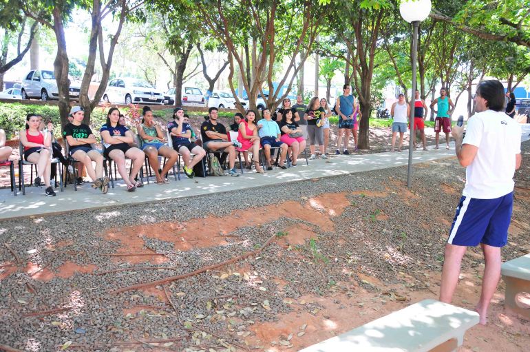 Marcio Oliveira, Pela manhã Rodrigão bateu um papo com o público expondo momentos de sua trajetória