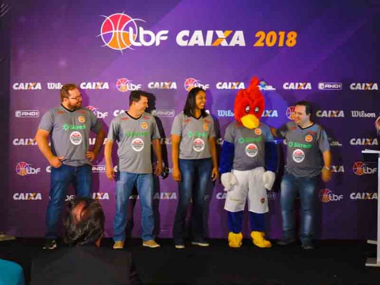 Cedida/Conrado Gomes/AI do Basquete Venceslau, Basquete Venceslau apresenta Pica-Pau como mascote da equipe