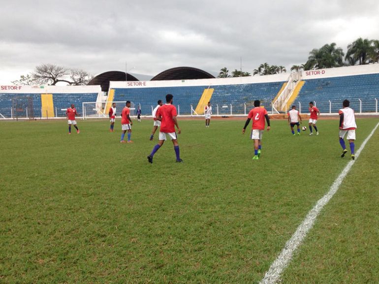Cedida/Luciano Baiano, Equipe sub-20 se prepara para a estreia na Copinha, dia 4 de janeiro, contra o Ricanato, no Estádio Brenão