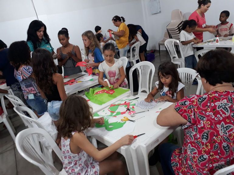 Lincoln Cesar, Pequenos colocaram a “mão na massa” orientados pela Secretaria Municipal de Cultura