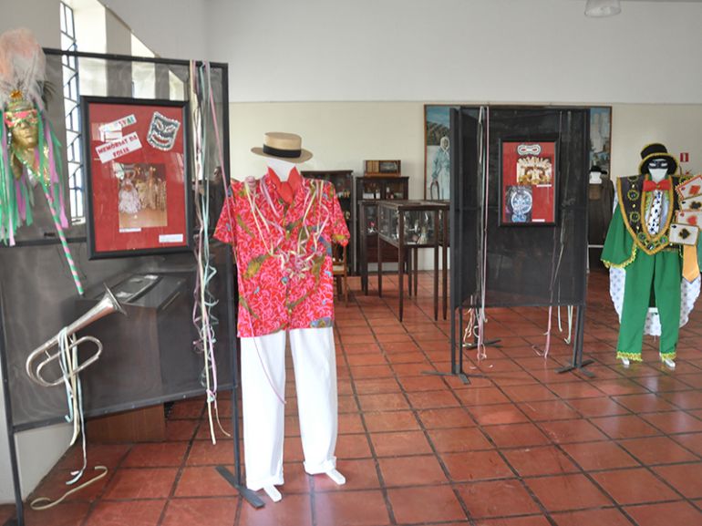 José Reis, Figurinos, máscaras e instrumentos carnavalescos estão entre as peças expostas no museu prudentino