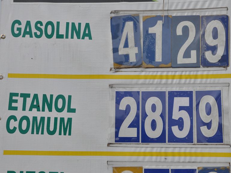 José Reis, Preço médio da gasolina em dezembro era R$ 3,99 tendo subido para R$ 4,12 em fevereiro