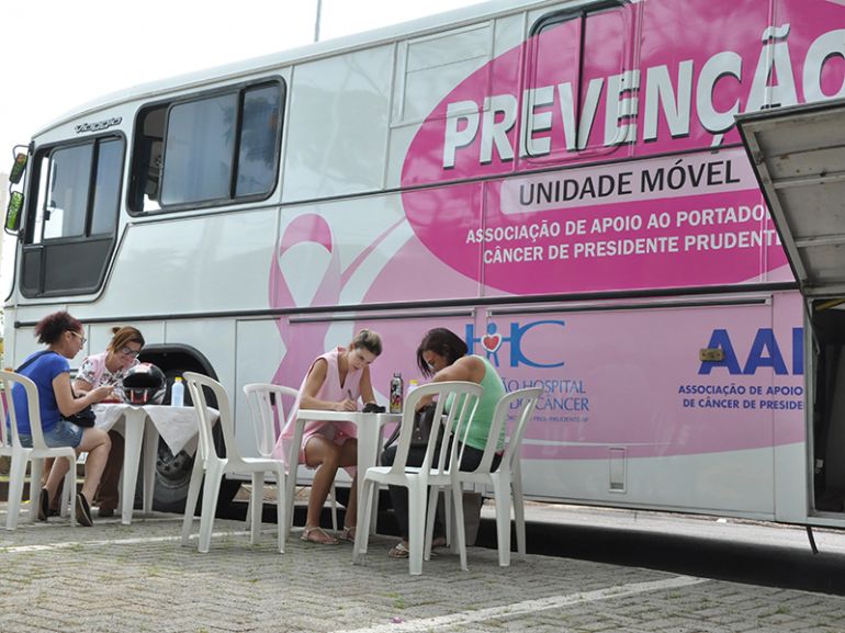 José Reis, Unidade Móvel de Prevenção da AAPC atendeu mulheres entre 25 e 65 anos, em dois dias