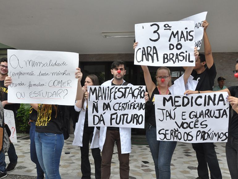 José Reis | Universitários reivindicaram diálogo com a reitoria da Unoeste