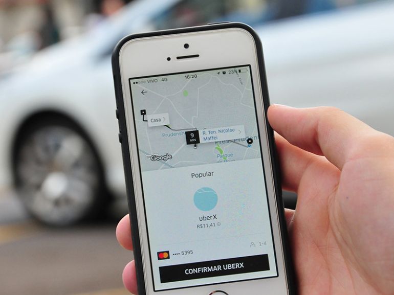 Arquivo | Uber, um dos aplicativos, funciona em Prudente desde o dia 8