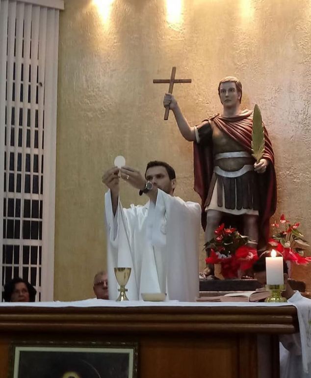 Facebook / Capela Santo Expedito, Padre Helitom Bigas convida devotos para as celebrações a partir de amanhã