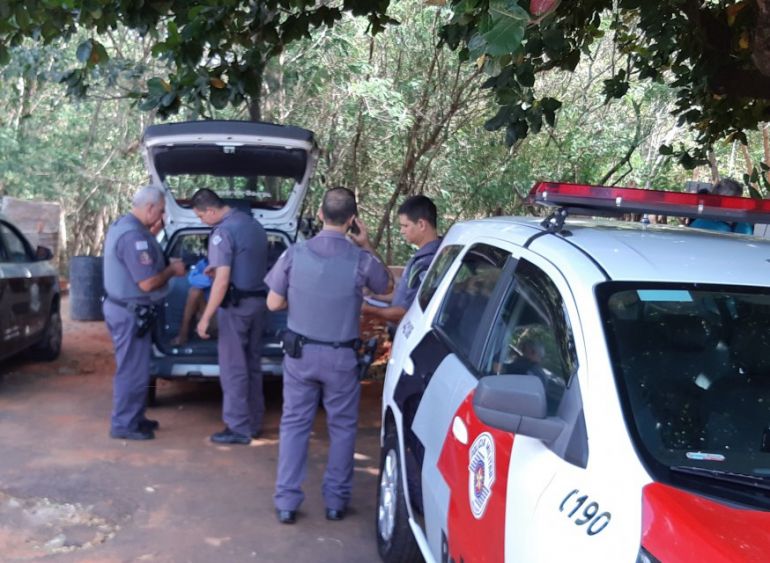 Wagner Bueno/Portal Bueno - Marido foi preso e encaminhado à Polícia Civil, mas negou o homicídio