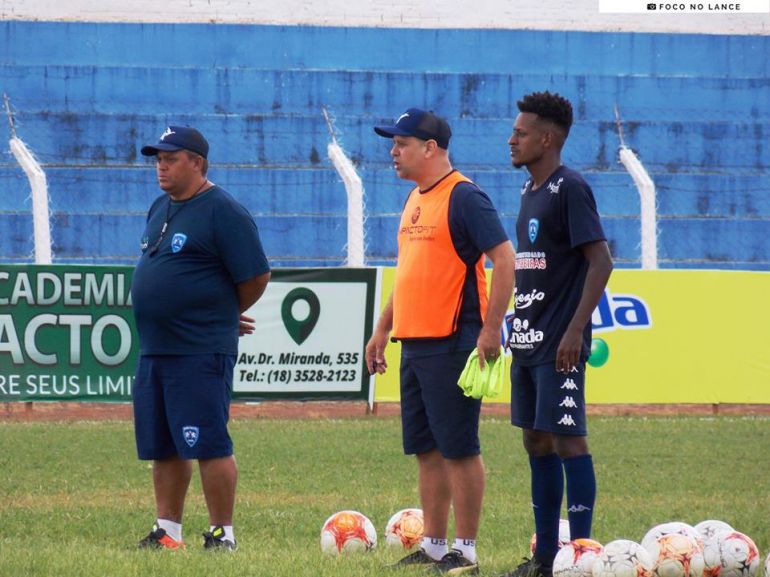 Cedida - Rogério Delgado tem seu primeiro jogo como treinador da equipe