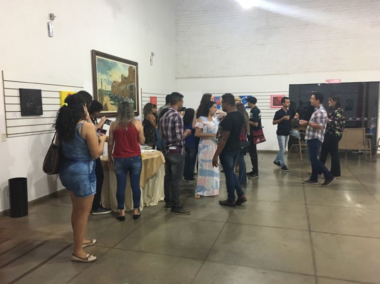 Cedida: Vernissage dos alunos do 5º termo do Curso de Artes Visuais da Unoeste, no Matarazzo