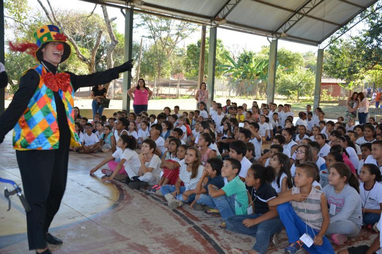 Patrícia Motta/ Seduc - Hoje, encenações ocorreram na EM Deputado Carlos Castilho Cabral e reuniram alunos de outras 3 unidades