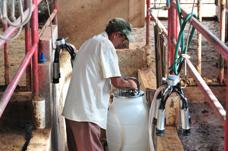 Marcio Oliveira - Benedito, produtor de leite, se prepara para as dificuldades do setor