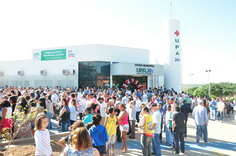 José Reis - Inauguração da UPA ocorreu na manhã de ontem, com a presença do prefeito, vereadores e outras autoridades