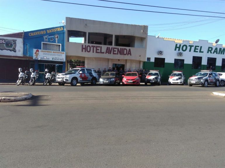 Polícia Militar - Quadrilha estava hospedada em hotel de Regente Feijó