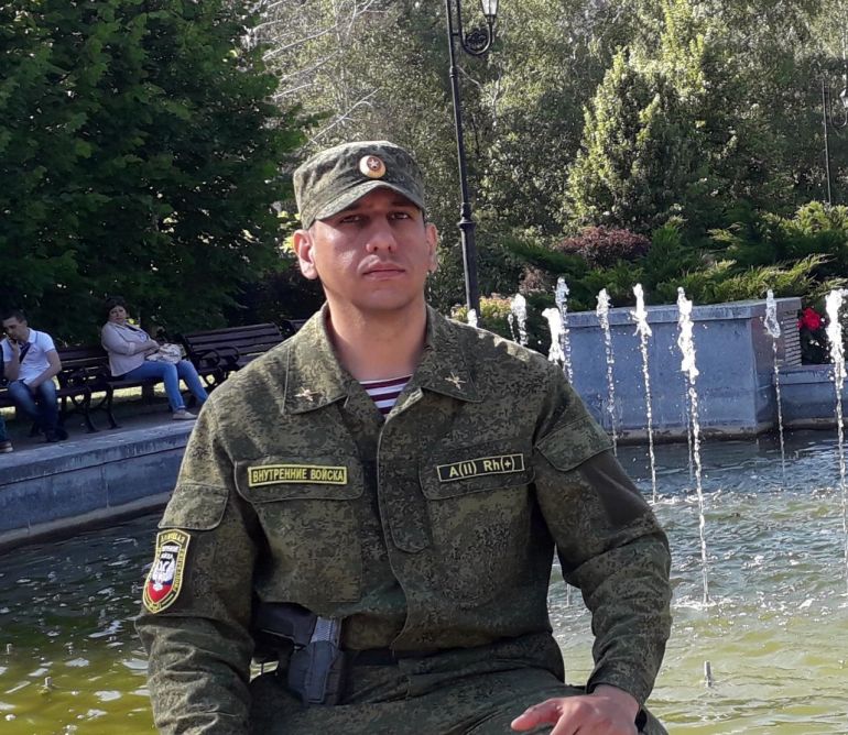 Arquivo pessoal - Rodolfo “MacGyver” atua na República Popular de Donetsk desde 2014
